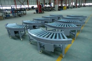 90度轉彎輥道輸送（sòng）機